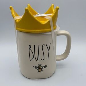 Rae Dunn Mug Busy Bee with Topper